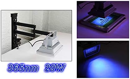 20W 5.5 x 4 LED אוניברסלי LED Ultraviolet כפול חשיפה קבועה מכונת חשיפה UV יחידת DIY