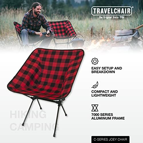 נסיעות כיסא ג-סדרת ג ' ואי כיסא, כיסא נייד עבור חיצוני הרפתקאות, קומפקטי, מתקפל כיסא עם מהיר התקנה, 275-קילו קיבולת