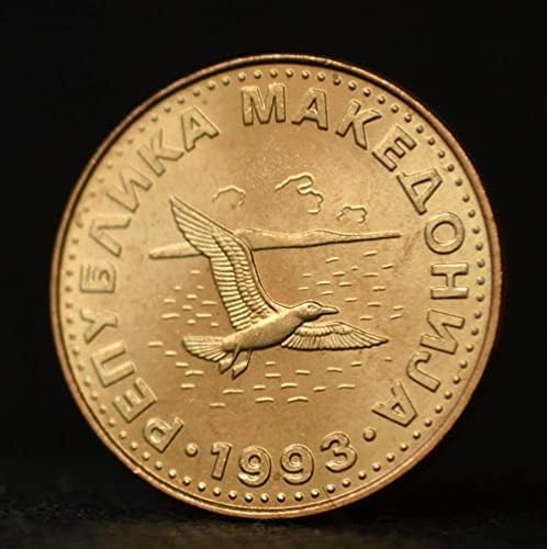 מטבעות מקדוניים 50 דון 1993 מהדורת KM1 Birds 21.5 ממ