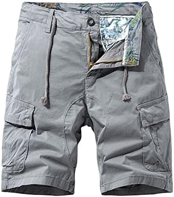 מכנסי מטען לגברים של Ymosrh מכנסיים מזדמנים של קיץ קפריס רופפים מכנסי ספורט נושמים ישר נושמים