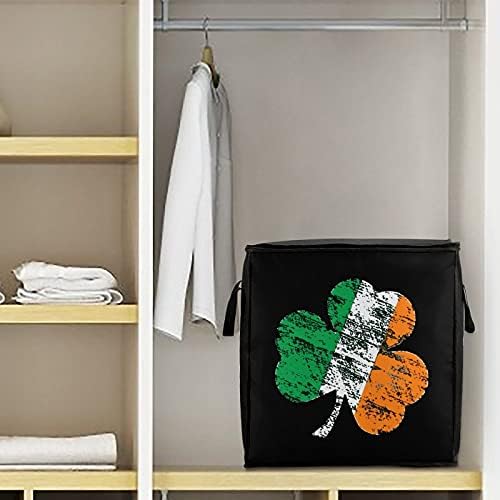 אירית שמרוק שקית אחסון גדולה של שקית שמיכה ארגון רוכסן קופסה למעלה עבור כרית בגדים שמיכת כריות